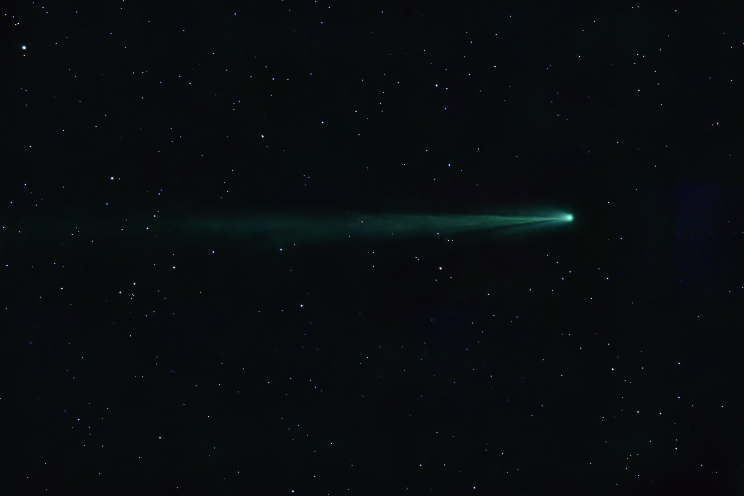 Komet C/2023 P1 "Nishimura" aufgenommen auf dem kleinen Feldberg von Hajo Koppert und Peter Budzus. 